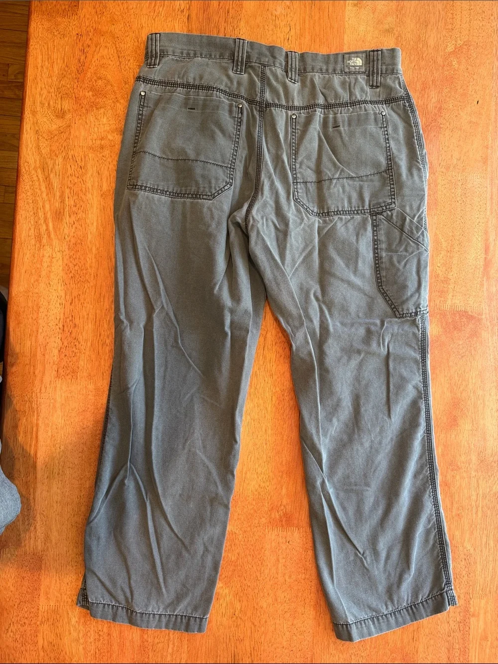 Men's 36 Short North Face Casual Straight-Leg Pants - Gray
